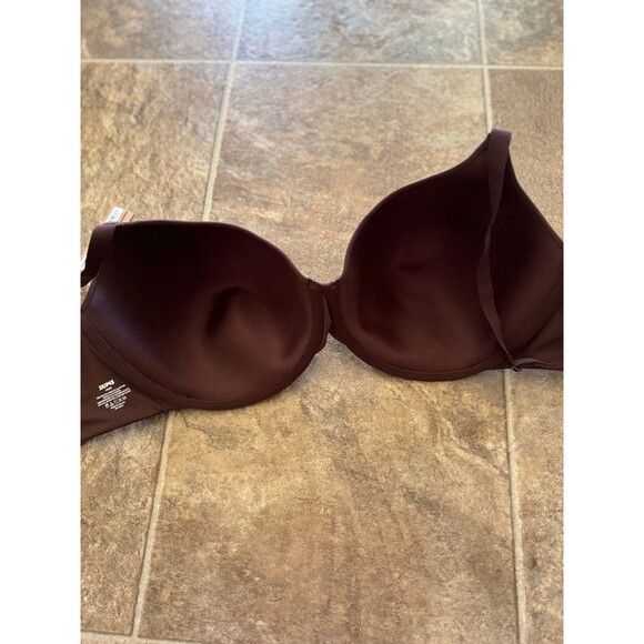 Skims Fits Everybody T-shirt Demi Bra Cocoa Size 34DDDD - Picture 7 of 9